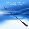 38cm SMA Male Connector Handheld Antenna, Dual Band Flexible Coiled 144/430MHz Frequency, for Most Walkie Talkies with SMA Male Connector view 2