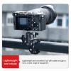 Aluminum Alloy Crab Clamp Camera Mount with 1/4 3/8 Inch Interface, Suitable for Securing Monitors, Cameras, Action Cameras, Lights, Microphones, Clamp 12 to 60mm view 3