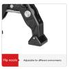 Aluminum Alloy Crab Clamp Camera Mount with 1/4 3/8 Inch Interface, Suitable for Securing Monitors, Cameras, Action Cameras, Lights, Microphones, Clamp 12 to 60mm view 4