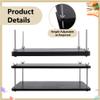 UNICRAFTALE Wooden Book Press Bookbinding Paper Press for Bookbinding Supplies Black Rectangle Bamboo Portable Book Press Bookbinding Tool Flat Paper Press Machine for DIY Handmade Paper Press view 4