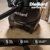 DieHard: Wet Dry Shop Vacuum - 9 Gallon, 5 HP - Black Portable Vac w/Blower, Extension Wands & Tools, Caster Wheels, Garage-Mess-Jobsite Appliance view 3