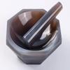 Agate Mortar, Laboratory Grinding Bowl [Including Stick], Inner Diameter 40mm, Outer Diameter 52mm, Depth 12mm (Sending Spoon+Brush) view 2