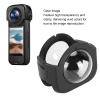 Action Camera Lens Guard Cover, Protective Action Camera Case, Scratch Proof Buckle Type Design, Optical Glass Lens Cap Protector Cover for X4 view 2
