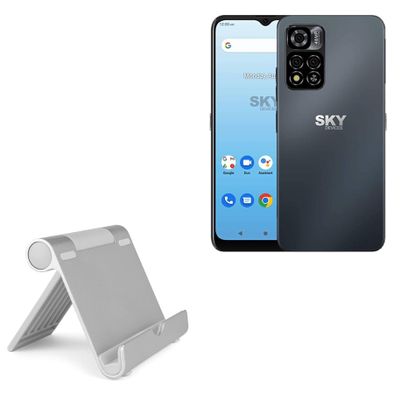 BoxWave Stand and Mount Compatible with Sky Devices Elite Max - VersaView Aluminum Stand, Portable, Multi Angle Viewing Sturdy