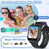 Waterproof Smart Watch for Kids with 32 Games Dual Camera Video Habit Tracking Music Player Pedometer Screen Protectors Lanyard, HD Touchscreen Kids Smart Watch Toy Birthday Gift for 3-12 Year Old view 4
