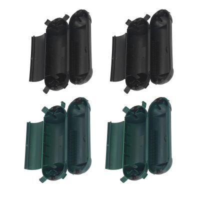 Extension Cord Covers for Outside, Adjustable Compartment Connection Box, 4Pcs Outdoor Plug Protector with for AWG 12 14 16 for Outdoor Power Supply