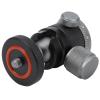 Tripod Ball Head, Ball Head with 1/4in Screw Black Aluminum Alloy 360 Degree Rotatable Small Ball Head for Camera Tripod Light Stands Flash view 1