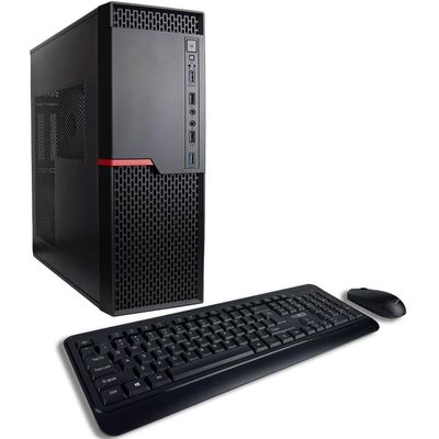 Envision S13 24-core i9-14900K, 64GB DDR5 RAM, 1TB NVME Gen4 SSD, 2TB HDD, WiFi 6, Windows 11 Pro, 10 USB, HDMI + DP, RJ45, KB + Mouse, Business SFF Desktop Computer PC w/Accessories