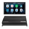 Alpine Sound System Bundle: iLX-W650 7" Multimedia Receiver with Bluetooth & CarPlay + KTA-450 400W Power Pack Amplifier view 1