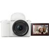 Sony ZV-E10 II Mirrorless Alpha APS-C Camera Body + 16-50mm F3.5-5.6 OSS II Lens White ZVE10M2KW Content Creators Bundle with CPS 2YR Extended Protection + Deco Gear Case + 128GB Card Accessories Kit view 3