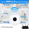 2024 WiFi Extender Signal Booster for Home, Long Range Up to 4500 sq.ft and 30+ Devices,Internet Repeater with Ethernet Port,WiFi Amplifier Easy Setup view 2