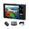 FEELWORLD F7 Plus 7 Inch 1200nit DSLR Camera Field Monitor with F750 4400mAh Battery and Bag High Brightness Touchscreen 3D Lut HDR Waveform F970 Install and Power Kit 4K 60Hz HDMI in Out view 1
