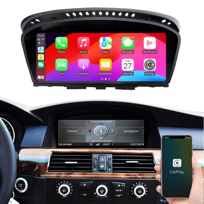 8.8 Inch Touchscreen Wireless CarPlay Android Auto for BMW 5/3 Series E60 /E61/E62/E63/E90/E91/E92/E93/M3 (2008-2013) with CCC System, Car Stereo Radio Multimedia Retrofit BWM Accessories