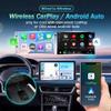 Carlinkit 5.0 Wireless Carplay/Android Auto Adapter 2-in-1 Plug & Play/No Delay, Convert Wired to Wireless Car Play Dongle for iPhone iOS 10+ & Android 11+ view 3