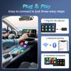 Carlinkit 5.0 Wireless Carplay/Android Auto Adapter 2-in-1 Plug & Play/No Delay, Convert Wired to Wireless Car Play Dongle for iPhone iOS 10+ & Android 11+ view 4