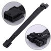 hokojix CPU 8Pin Female to 2X 8Pins Male Converter for Mainboard CPU Power Adapter Y-Splitter 8 Pin Extension Cable 25CM view 2