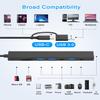 VIENON USB C Hub USB Hub 3.0 with SD Card Reader(8-in-1), USB Extender with Memory SD/Micro SD Card Reader, for Laptop, PC, MacBook, iPad Pro, iMac-Aluminum view 4