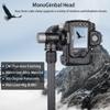 ARTCISE Monopod Gimbal Head, CNC All Metal Side Saddle Gimbal Tilt Head with Arca Swiss Quick Release Plate and 360 Panoramic Arca Type QR PlateIdeal for Camera Tripod Monopod Long Telephoto Lenses view 2