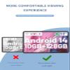 [2 Pack] Screen Protector for FancyDay A6H Tempered Glass Film, Compatible with FancyDay A6H 11 inch 2024 New Tablets Anti- Scratch Sensitive Dropproof Screen Protector view 4