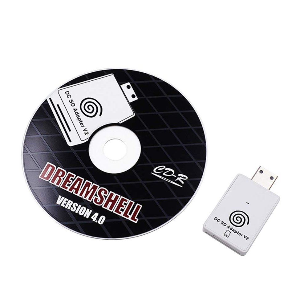 WOEIFGV The Card Reader Adapter + with DreamShell_Boot_Loader for Dreamshell V4.0 Game Consoles