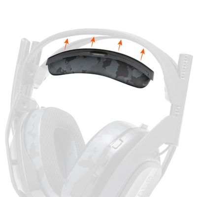 WC BandZ A50 - Upgraded Headband Replacement Kit for Astro A50 Gen 4, Gen 5, & A50X by Wicked Cushions | Enhanced Comfort, Style & Easy Installation | Black Camo