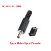 10PCS 3.5 * 1.3 MM Male DC Plug/DC Power Jack Female Charging Socket 3.5 x 1.3mm DC Socket Female 3.5x1.1 mm Connector(Female Male eacn 5) view 2