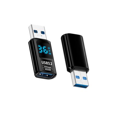 BOSTYY Highly Speed USB C to USB3.2 Adapter USB C to USB Adapter 10Gbps Data Transfer 36W Charging for USB C Devices Smartphone