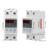 Malemollygebide Adjustable Voltage Protector SVP-912, 63A, 230V AC, Under/Over Voltage Protection view 3