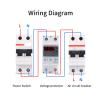 Malemollygebide Adjustable Voltage Protector SVP-912, 63A, 230V AC, Under/Over Voltage Protection view 4