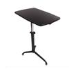 WDFYJ Computer Workstation Laptop Desk Bracket Solid Wood Laptop Bracket Hospital Bed Desk 62 * 38 * 67-91CM (Four Colors)(Black) view 1