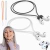 ENBRWAS 2 Pack Magnetic Anti-Loss Ear-Pods Strap | Compatible with Ear-Pods Pro/3/2/1 | Soft Silicone Sports Neck Lanyard Cord | Secure Holder for Wireless Earbuds Accessories view 1