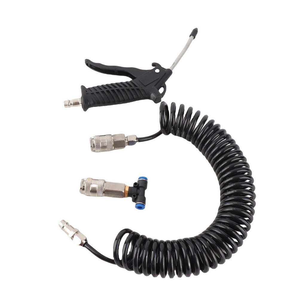 Air Duster,Air Duster Blow Set, Pneumatic Wind Blowing Kit with Small Connector, PU Hose for Machinery Dust Cleaning