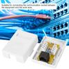Fine Workmanship, Flexible Corner, Single Port RJ45-8P8C CAT6 Mounted Desktop Information Box with Built in Screws, for Networks Wiring view 3