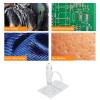 Digital Microscope, Handheld USB 1080P HD 1000X 2MP Microscope with Adjustable Stand for Circuit Board Repair, Fabric Skin Observation (White) view 3