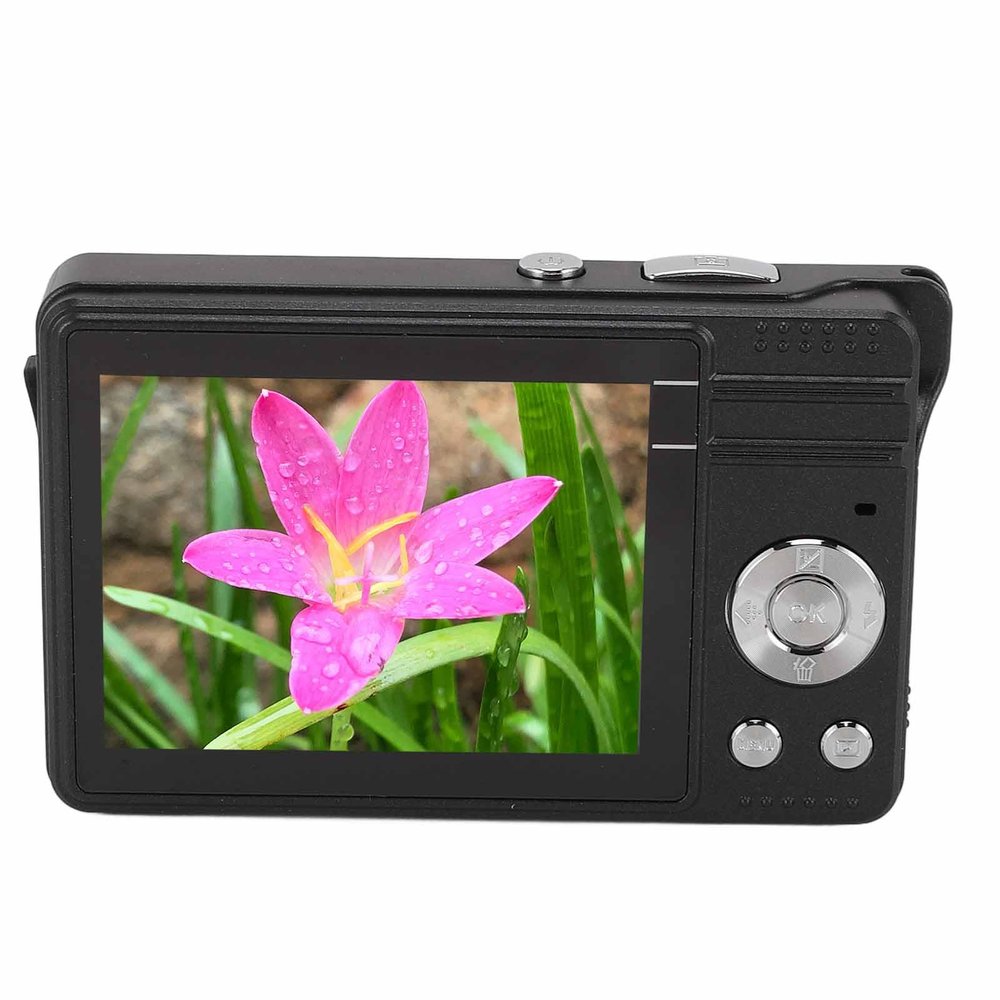 Digital Camera, 1080P 50MP Autofocus Point and Shoot Digital Cameras with 16X Digital Zoom and Flash Compact Camera for Travel Photography (Black)
