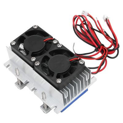 144W Thermoelectric Peltier Refrigeration DIY Cooler Kit, Semiconductor Air Conditioning System for Fridge, Mini Air Conditioner, Pet Coolers