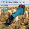 Garosa Wool Shears, 6 Adjustable Speed Control Electric Sheep Shears, Ergonomic Handle, Suitable for Family Farms, Pasture Breeding Labor Saving for Beginners, Professional Wool Clipper view 4