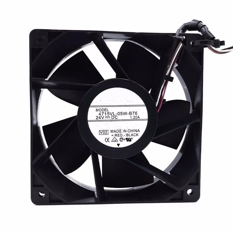 for 4715VL-05W-B76 24V 1.20A 12CM 12038 ACS880 Inverter Cooling Fan