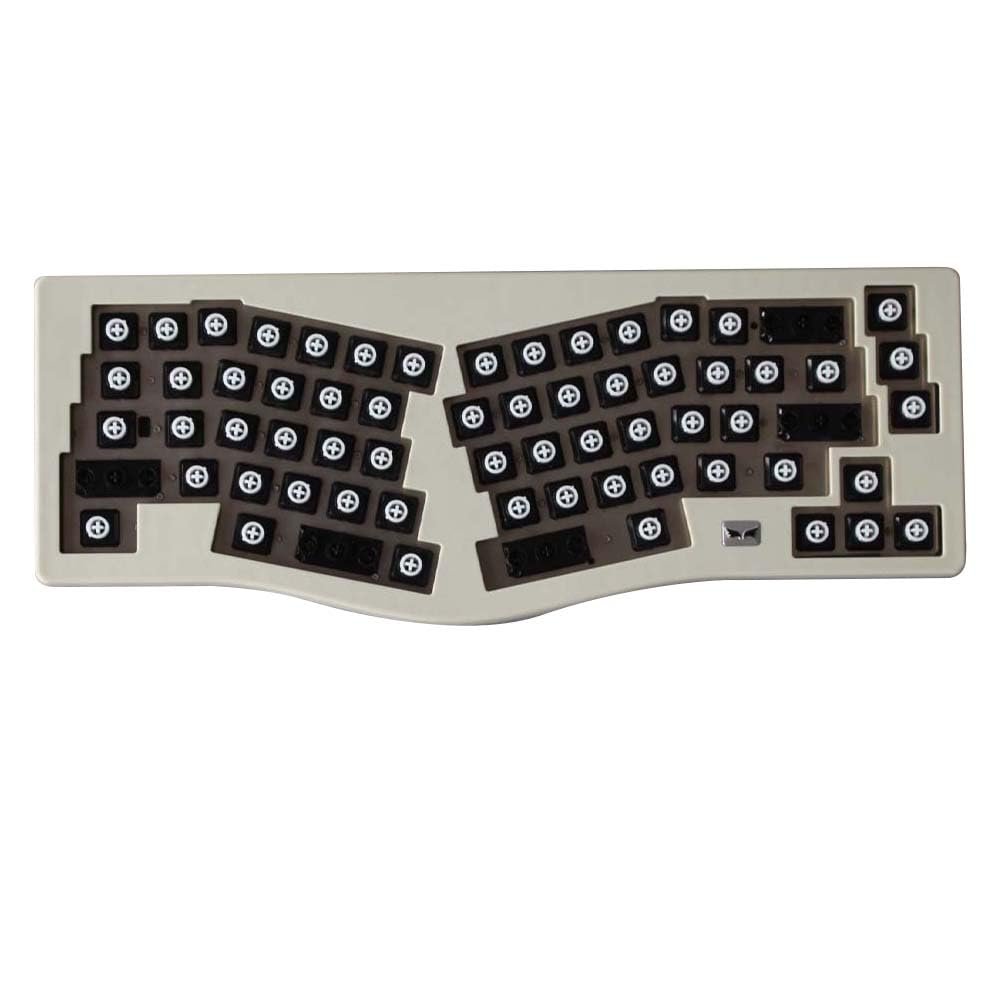 SZRKBD Topre Switch Ergonomic Capacitive Keyboard, Wired, QMK VIA, All Keys Programmable (Retro Whit, 45g)