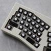 SZRKBD Topre Switch Ergonomic Capacitive Keyboard, Wired, QMK VIA, All Keys Programmable (Retro Whit, 45g) view 2