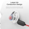 Kids Headphones, Wireless, Bluetooth, Air Conduction Open Ear Headphones, IPX5 Waterproof, Memory Titanium Neckband, Skin-Friendly Materials, 20H Playtime, Supports Calls, Kids Earbuds (Red) view 2