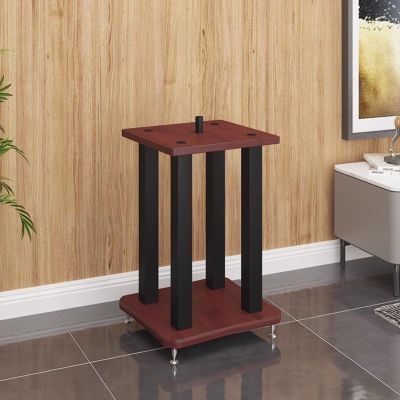 CHZDPP Surround Sound Speaker Stand for Studio Theater, Universal Stereo Cabinet for Shockproof, 11 19 31 39 inch Tall Freestanding Vintage Stereo Console(35x40x50cm/13.8x15.7x19.7in)