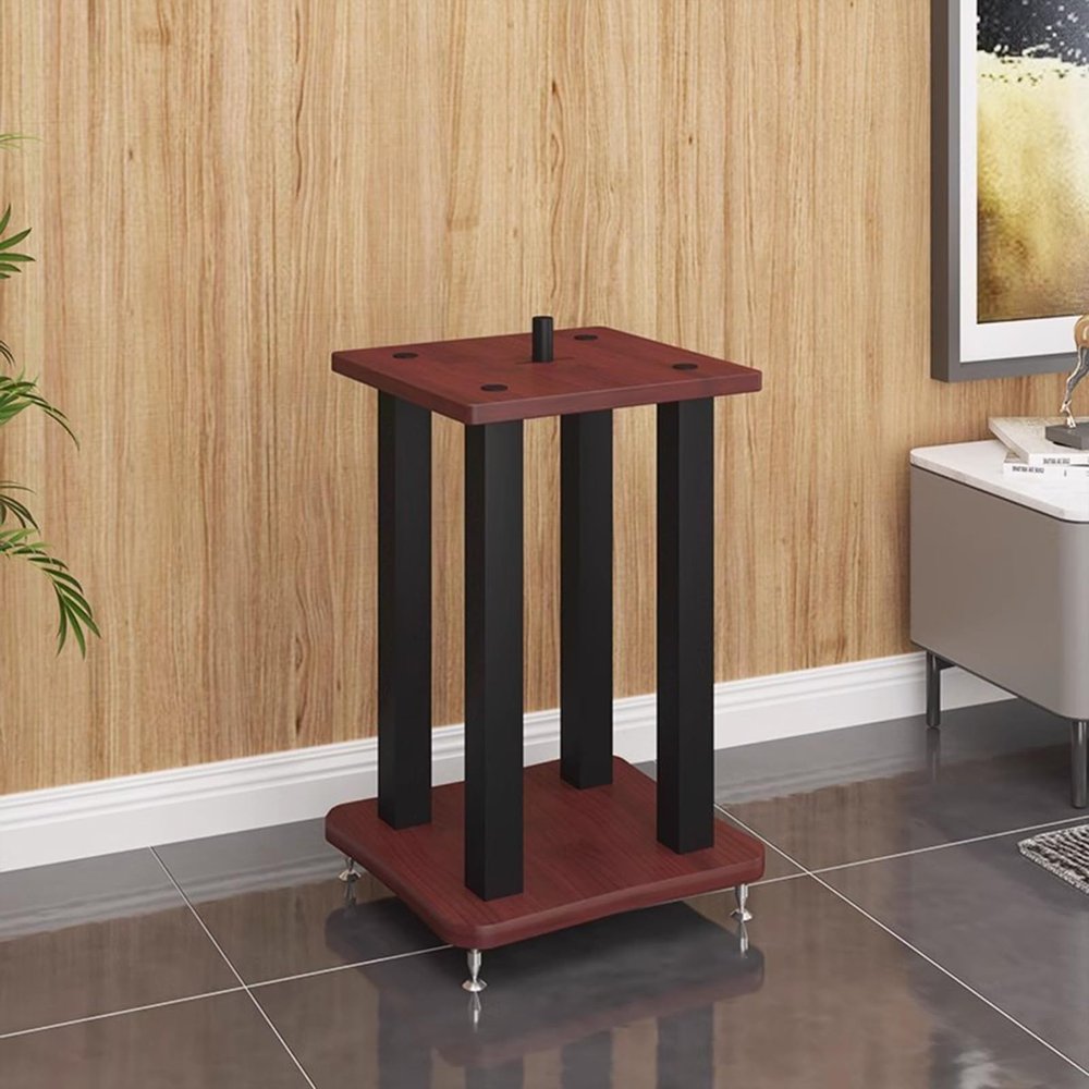 CHZDPP Surround Sound Speaker Stand for Studio Theater, Universal Stereo Cabinet for Shockproof, 11 19 31 39 inch Tall Freestanding Vintage Stereo Console(35x40x50cm/13.8x15.7x19.7in)