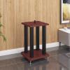 CHZDPP Surround Sound Speaker Stand for Studio Theater, Universal Stereo Cabinet for Shockproof, 11 19 31 39 inch Tall Freestanding Vintage Stereo Console(35x40x50cm/13.8x15.7x19.7in) view 1