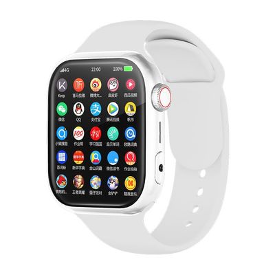 AI Smart Watch(GPT-4o) with AMOLED Touch Screen, Aggregate Search, Role Play, AI Friends, AI Local Memory & AI workflow Design/Run & Heart Rate, IP67 Waterproof, Black (Silver)