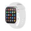 AI Smart Watch(GPT-4o) with AMOLED Touch Screen, Aggregate Search, Role Play, AI Friends, AI Local Memory & AI workflow Design/Run & Heart Rate, IP67 Waterproof, Black (Silver) view 1