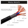 AISEER DIY Audio Cables HiFi Loud Speaker Wire Oxygen OFC Core Free Cooper Speaker Cable for Car Audio Home Theater Audio Wire(20 Meters) view 2