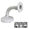 Indoor Outdoor Security Camera Wall Mount, L-Type Metal Bracket, Junction Box Cable Management view 1