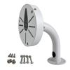 Indoor Outdoor Security Camera Wall Mount, L-Type Metal Bracket, Junction Box Cable Management view 2