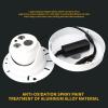 Indoor Outdoor Security Camera Wall Mount, L-Type Metal Bracket, Junction Box Cable Management view 3